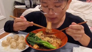 【ดอกบัวแดง】บะหมี่กึ่งสำเร็จรูปกระดูกหมูของแท้!