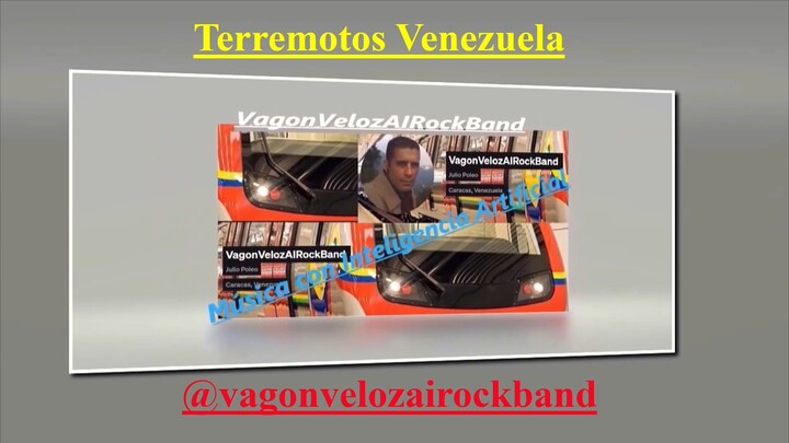 Terremotos Venezuela por @vagonvelozairockband
