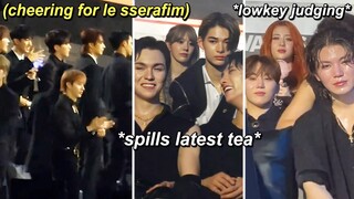 SEVENTEEN & LE SSERAFIM's funny interactions at Golden Disc Awards 2024 (ft. ENHYPEN)