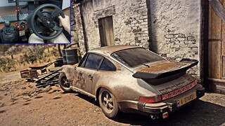 Rebuilding PORSCHE 911 TURBO 3.3 (900HP) - Forza Horizon 5 | Thrustmaster T300RS Gameplay