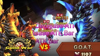 We play All Dragon Teams vs G.O.A.T.! Can our teams work against this OP Guild? XD