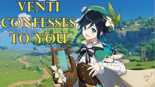 Venti Confesses to You and Kisses You~ [Genshin ASMR Roleplay] Listener x Venti [Friends to Lovers]