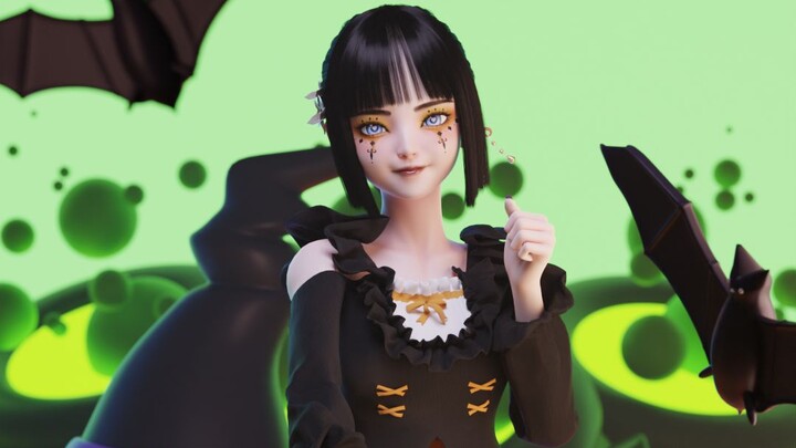 【Halloween Slow Rock】Sharing the process of making a blender virtual human