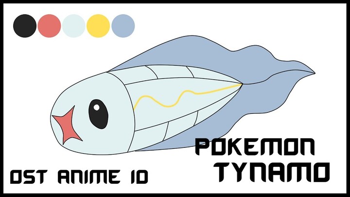 Drawing Tynamo - Pokemon (menggambar Pokemon) by OST ANIME ID