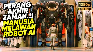 PERTEMPURAN DAHSYAT !! MANUSIA MELAWAN ROBOT AI PEMBERONTAK • ALUR CERITA FILM