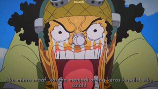 Momen usopp meminta maaf ke luffy🥀