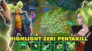 HIGHLIGHT ZERI PENTAKILL - Xạ Thủ "Lăng Ba Vị Bộ" đầu tiên trong LMHT | Montage Zeri LOL