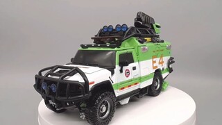 This time, Grandpa is ecstatic, Transformers MPM Movie KO version JH01 green ambulance