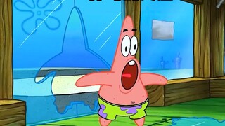 Tuan Krabs membunyikan bel di toko, menarik perhatian si bodoh Patrick.