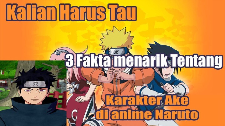 Kalian Harus Tau 3 Fakta Menarik Tentang Karakter Ake di Anime Naruto