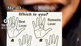 ano ang nasa kamay mo? akin B