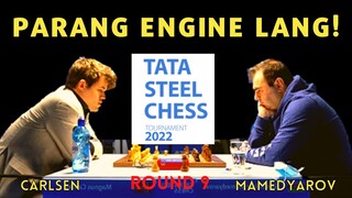 ANG PAGHAHARAP! BAKBAKAN NG MGA LEADING! Tata Steel Chess Masters 2022 Carlsen vs Memedyarov Round 9