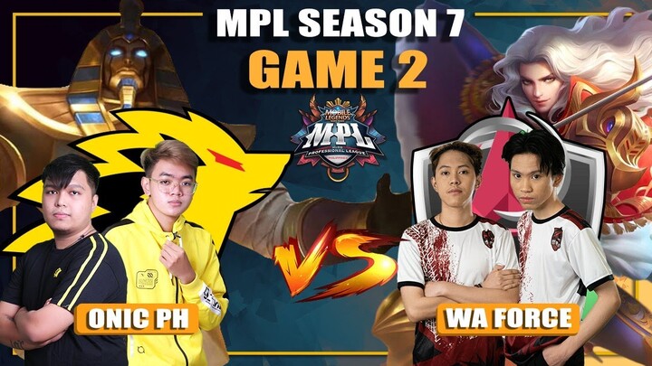 ONIC PH vs WORK GAME 2 MPL PH Season 7