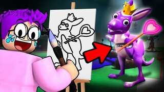 DRAWING ALL GARTEN OF BANBAN JUMPSCARES In ROBLOX DOODLE TRANSFORM!? (GARTEN OF BANBAN 3!)