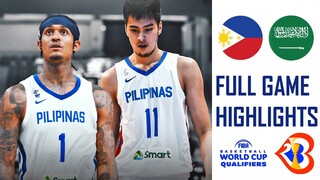 Gilas Pilipinas vs Saudi Arabia Full Game Highlights | FIBA World Cup 2023 Asian Qualifiers NBA 2K23