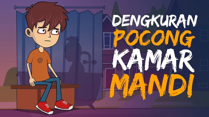 Dengkuran Pocong Kamar Mandi - Kartun Horror
