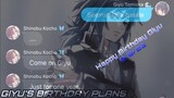 Giyu's Birthday Plans - Giyushino Oneshot/Giyu's Birthday [Demon Slayer Text Story]