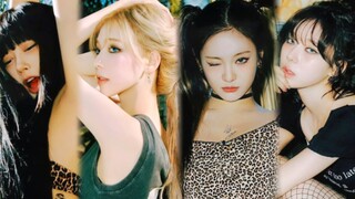 纹身鼻钉杀疯了！aespa压轴预告照！