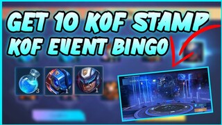 GET 10 KOF STAMP KOF BINGO DRAW