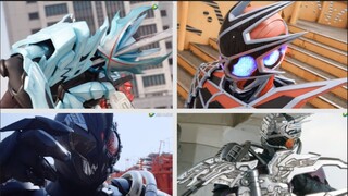 Keindahan simetris? Casing kulit Kamen Rider yang liar dan sobek (asimetris, gaya Honkai Impact).