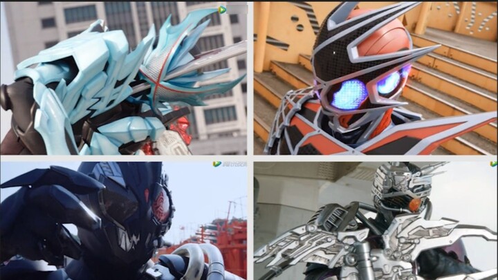 Symmetrical beauty? Kamen Rider's wild tearing style (asymmetric, Honkai Impact style) suits