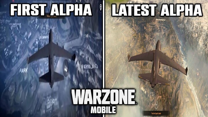 Warzone Mobile First Alpha VS Warzone Mobile Latest Alpha | Camparison | Call of Duty Warzone Mobile