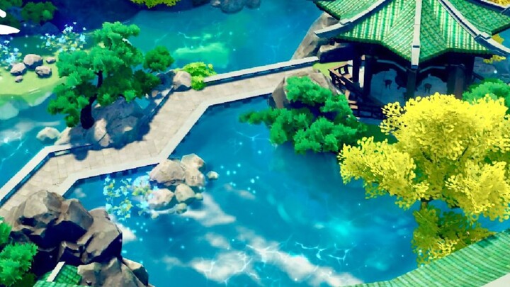[Genshin Impact ·Chen Song Pot] Xia Yinting-Liyue Feng Garden Water Attached to the Main House-Tutor