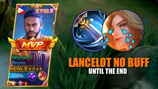 LANCELOT NO BUFF UNTIL THE END - Mobile Legends Bang Bang