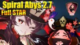 Spiral Abyss 2.7 [ Genshin Impact ] !! i love hutao ~