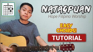 Natagpuan(Guitar Tutorial)by Hope Filipino Worship | EASY CHORDS!