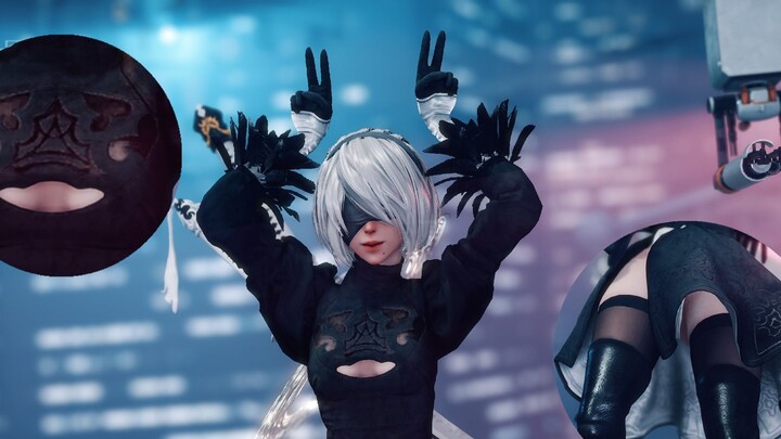 【4KMMD/NieR】Unit YoRHa figur tempur berkualitas tinggi—— 『2E』