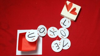 Cách gấp hộp quà trái tim / Gấp hộp quà tình yêu bằng giấy / Valentine's Box