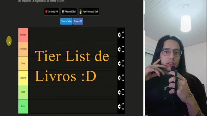 Tier List de (quase) TODOS Os Livros Que Já Li