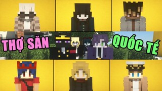Minecraft THỢ SĂN BÓNG ĐÊM (Phần 7) #12- TRẬN CHIẾN CỦA CÁC THỢ SĂN QUỐC TẾ 👻 vs 🏁🏴🏳️🚩