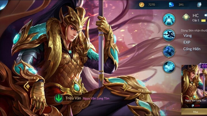 Loạn Chiến Mobile | Review Triệu Vân & Skin Ngoạ Vân Long Tôn đẹp tới ngỡ ngàng