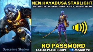 Revamped Hayabusa Starlight Skin Script No Password - Full Sound & Full Effects | Mobile Legends