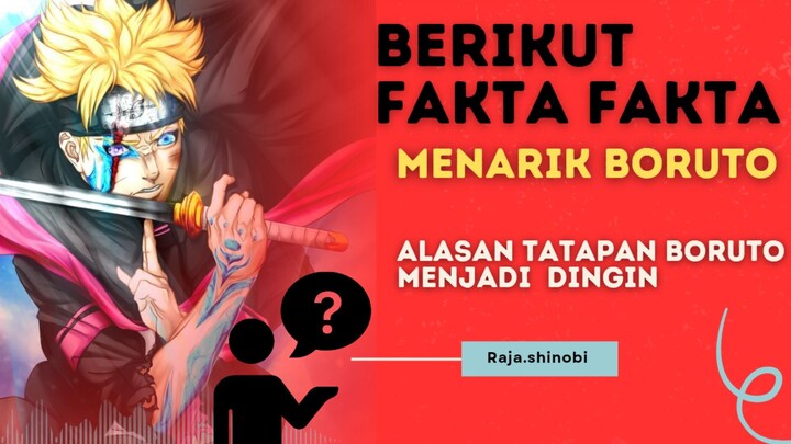 Alasan tatapan boruto menjadi dingin terhadap orang orang