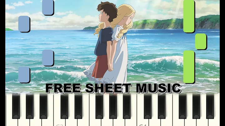 ธีม ANNA จาก WHEN MARNIE WAS THERE Ghibli Piano Tutorial พร้อมแผ่นเพลงฟรี (pdf)
