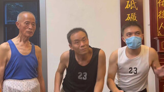 Three generations of a family take an annual commemorative photo together.