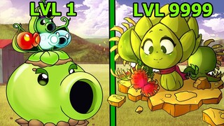 Cây Đậu Bé Bự Pea Pod Hóa Khổng Lồ Gánh Team Mệt Nghỉ Plant Vs Zombie 2 Hoa Quả Nổi Giận 2 pvz2