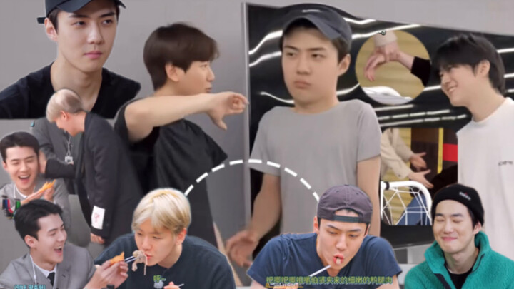Only around Sehun does Baekhyun occasionally act like a mature older brother.
