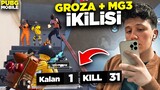 31 KİLL GROZA + MG3 İKİLİSİ!! | PUBG MOBİLE