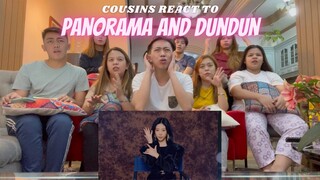 COUSINS REACT TO IZ*ONE (아이즈원) 'Panorama' MV and EVERGLOW (에버글로우) - DUN DUN MV