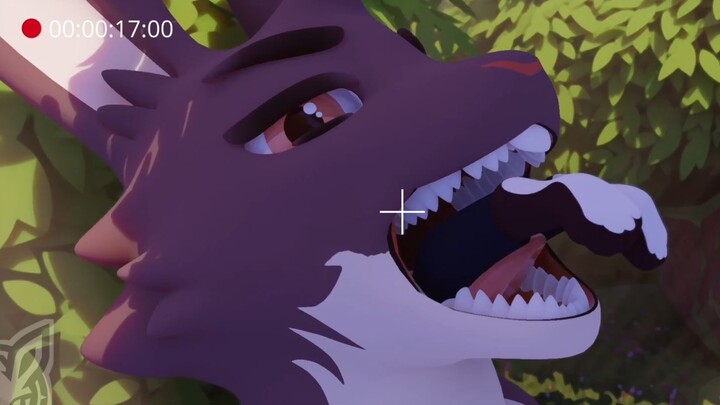 أرنب يلتقط صورة سيلفي ويشربها一口气