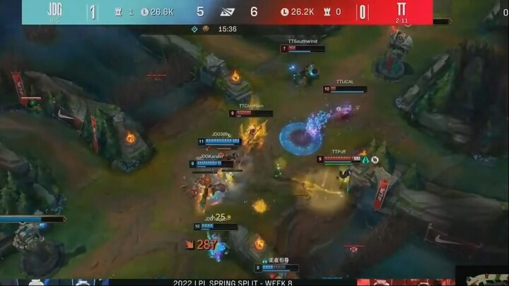 JDG vs TT _ Highlights - Game 2 _ Tuần 8 Ngày 5 _ LPL Mùa Xuân 2022