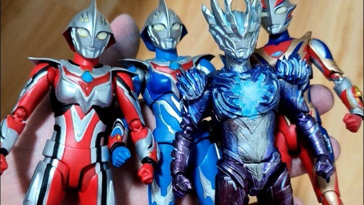A small collection of Ultraman packages made in December, painting everything with a pen