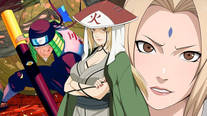 MOMEN TSUNADE VS HIRUZEN