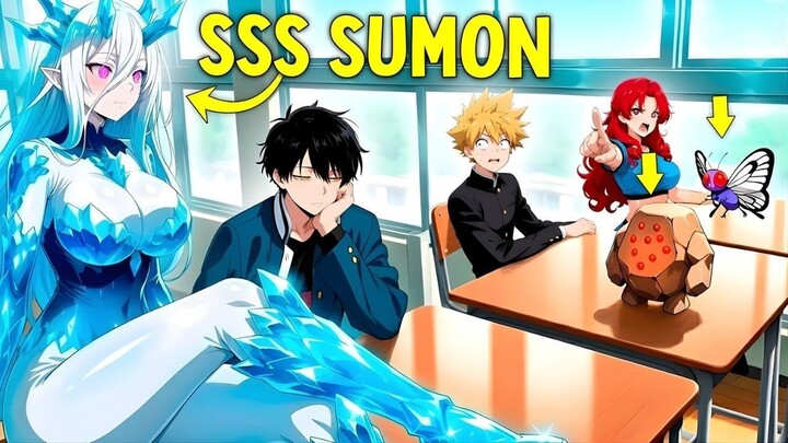 Bocah itu dipermalukan di akademi sampai dia memanggil monster legendaris yang sangat langka- manhwa