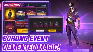 SPIN EVENT DEMENTED MANIAC BUNDLE JOKER TERBARU! | GARENA FREE FIRE INDONESIA