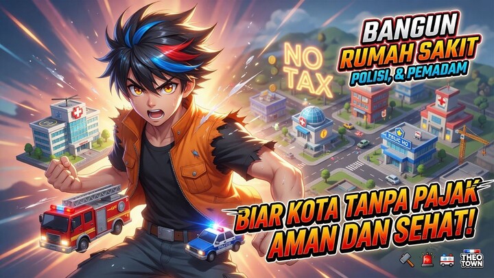 Bangun Rumah Sakit, Polisi, dan Pemadam Kebakaran, Biar Kota Tanpa Pajak Aman dan sehat